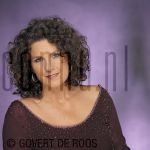 08-06-2004 Karin de Groot at studio in Amsterdam, by order of KRO. 

[keywords]Posed, Headshot, Smiling[/keywords]